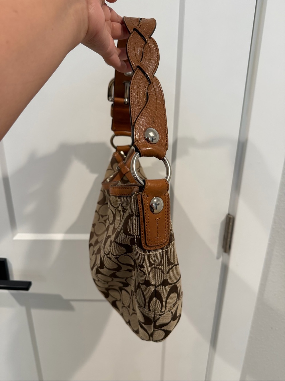 Vintage Coach Canvas Shoulder Bag - Picture 5 of 7